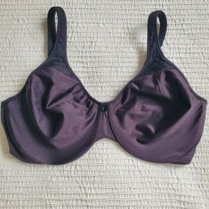 Bali Passion for Comfort Full Figure Minimizer Underwire Bra - Black Size 36 DD